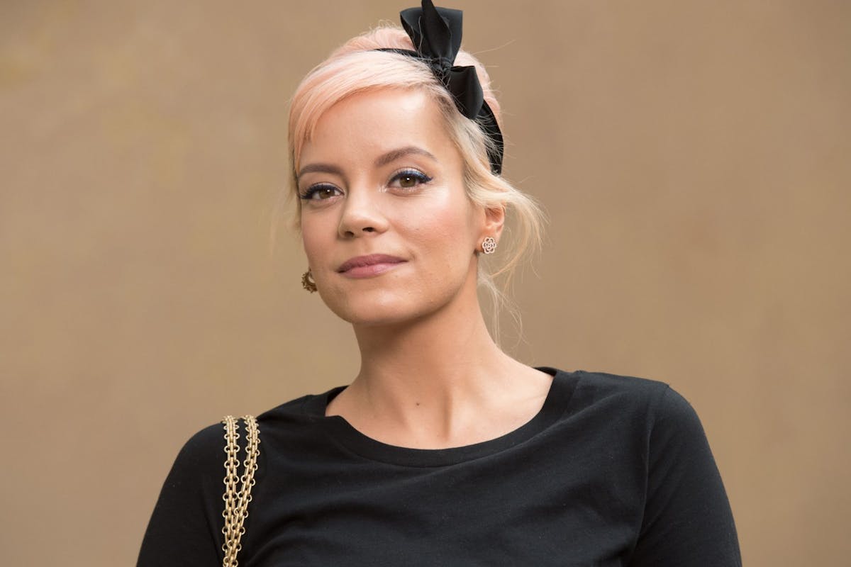 Lily Allen attends the Chanel show as part of the Paris Fashion Week Womenswear Fall/Winter 2018/2019 on March 6, 2018 in Paris, France