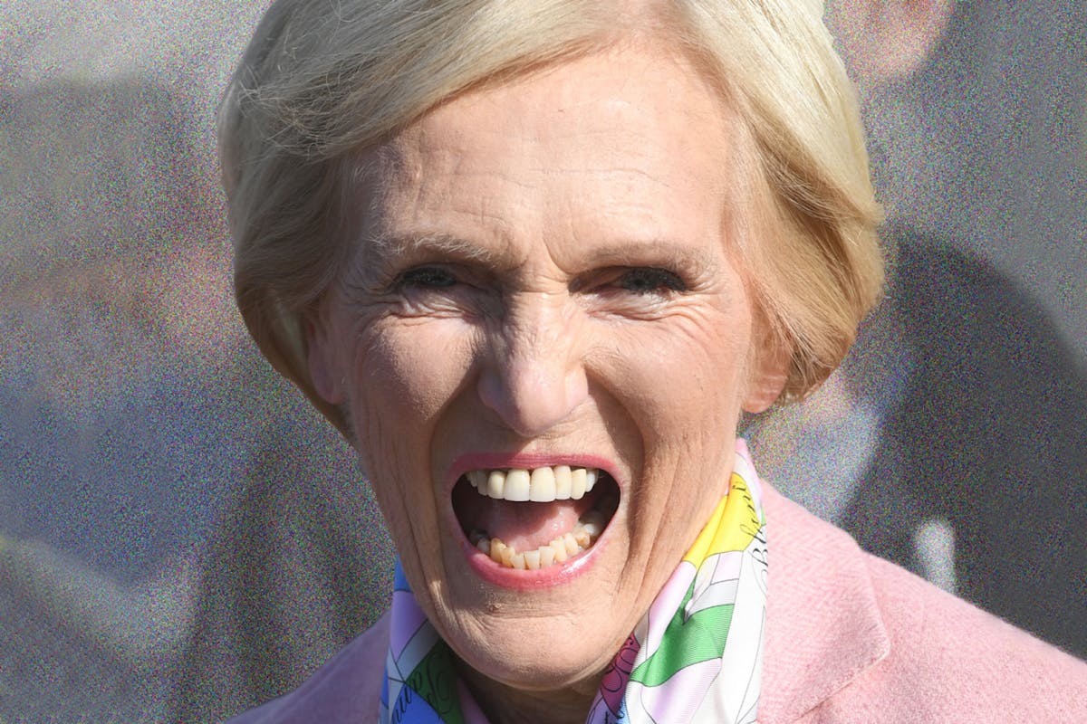 Mary Berry laughs