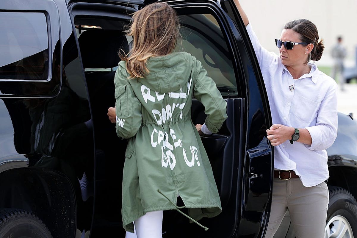 Melania Trump's I Don't Care jacket