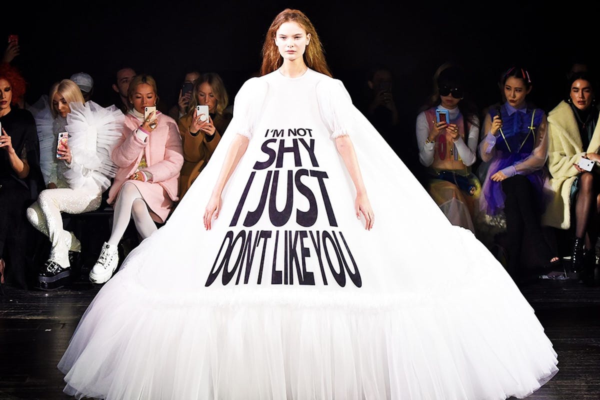 Thanks To Viktor Rolf Sassy Slogan Dresses Are All We Want In 19