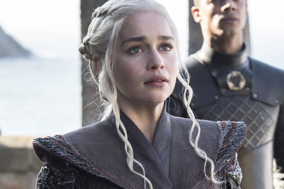 Emilia Clarke as Daenerys Targaryen in Game of Thrones