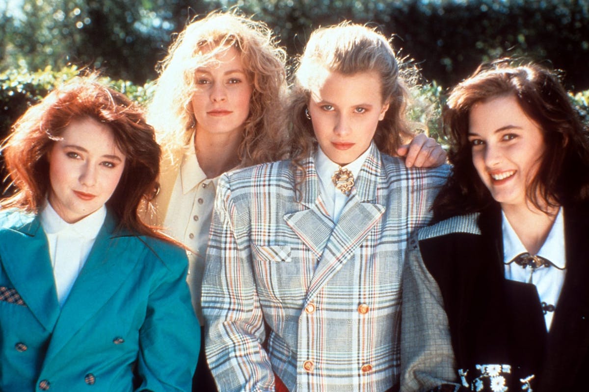 Winona Ryder and the cast of Heathers