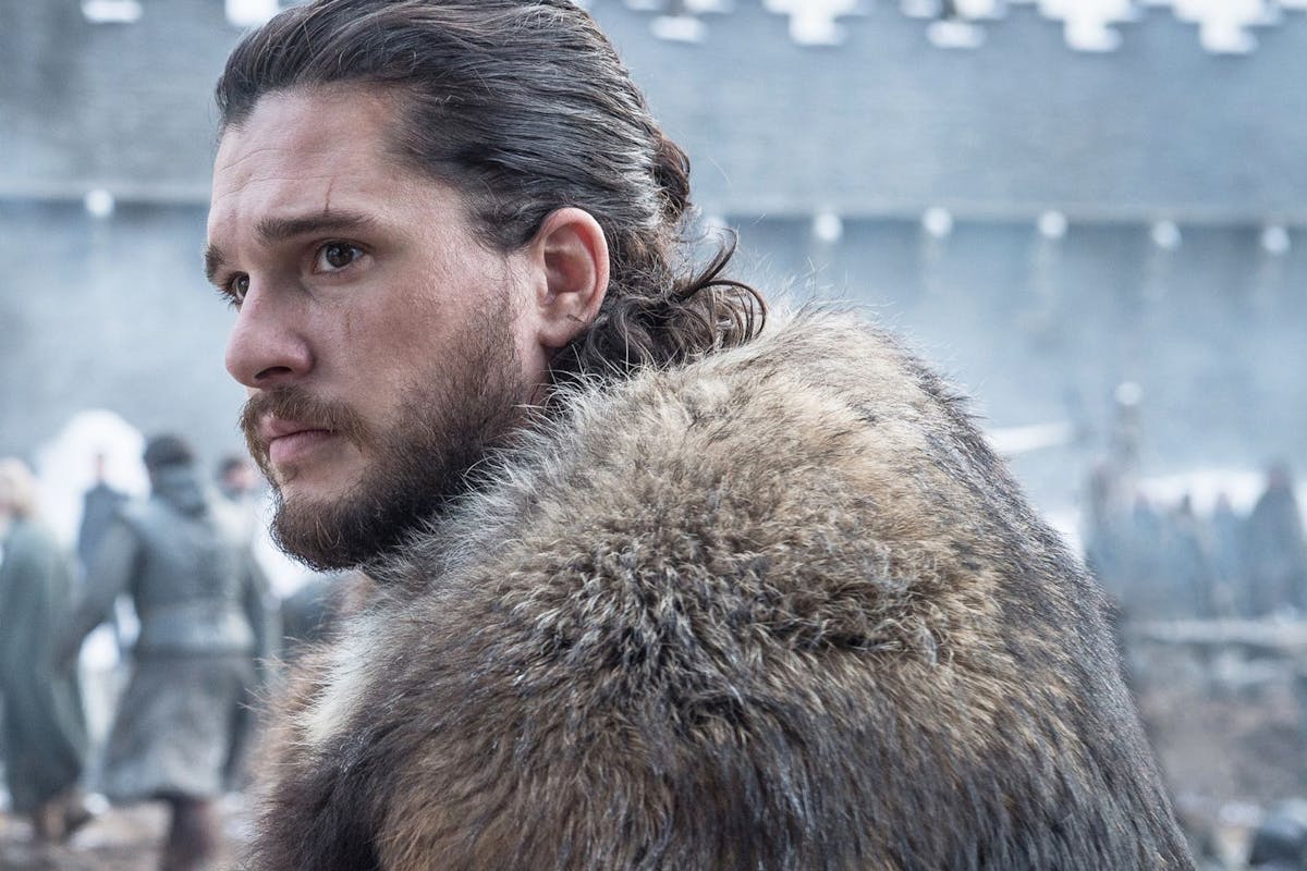 Kit Harington as Jon Snow in Game of Thrones season 8
