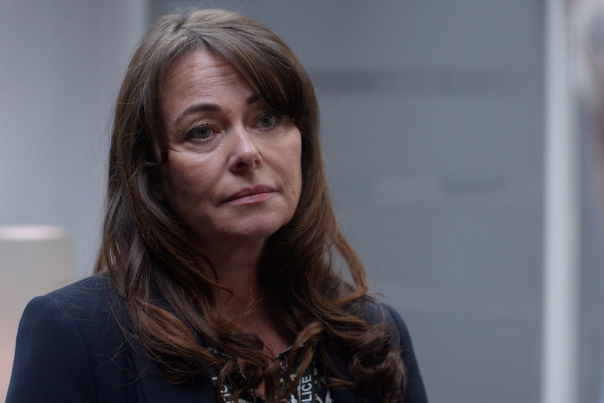 Polly Walker as Gill Biggeloe in the BBC drama series Line of Duty