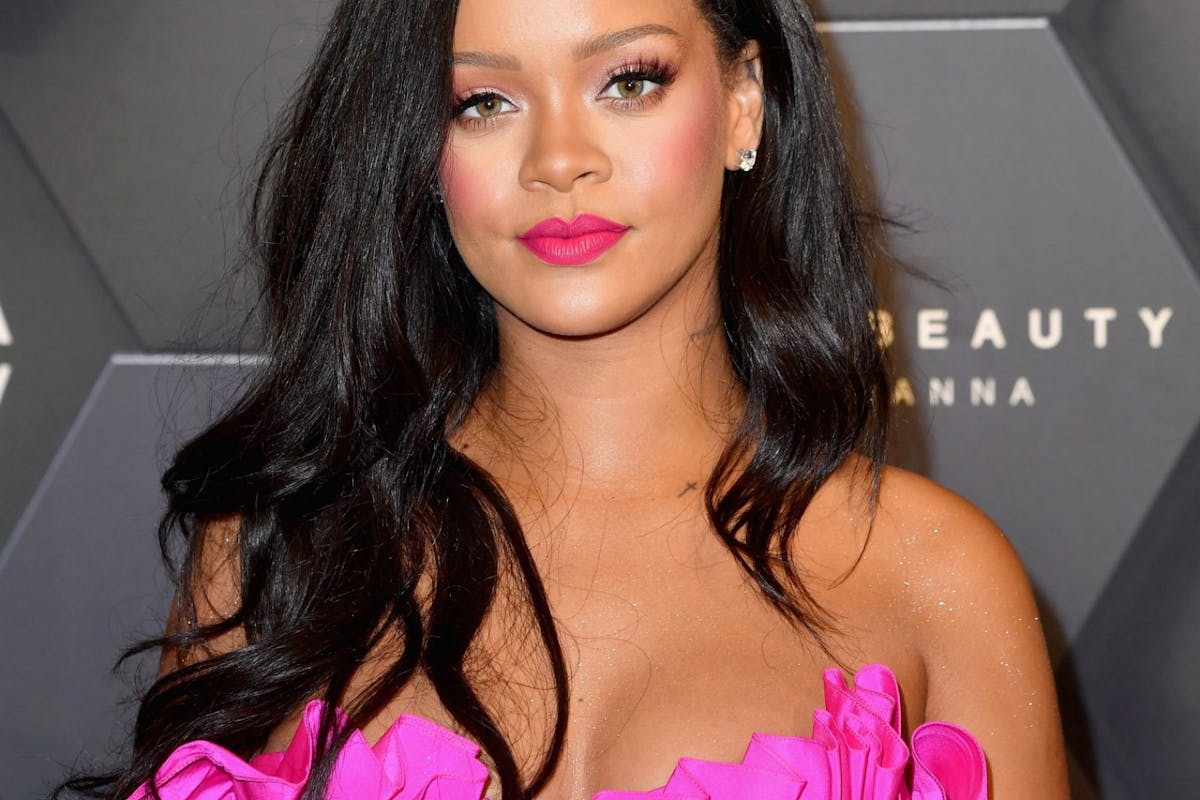 Rihanna at the launch of Fenty Beauty