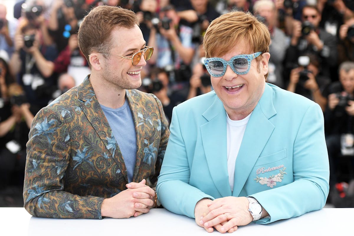 Taron Egerton and Elton John