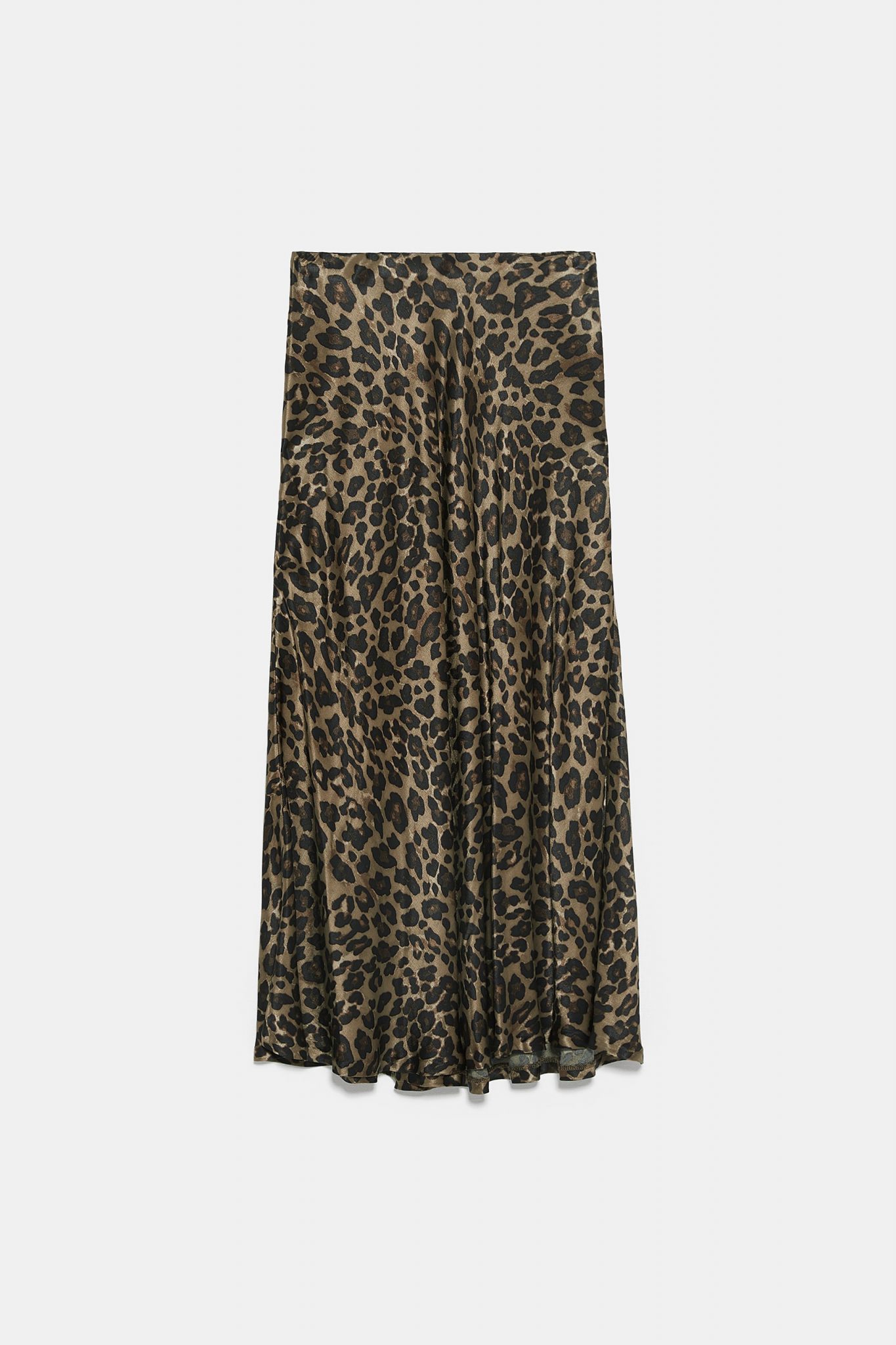 zara leopard print skirt