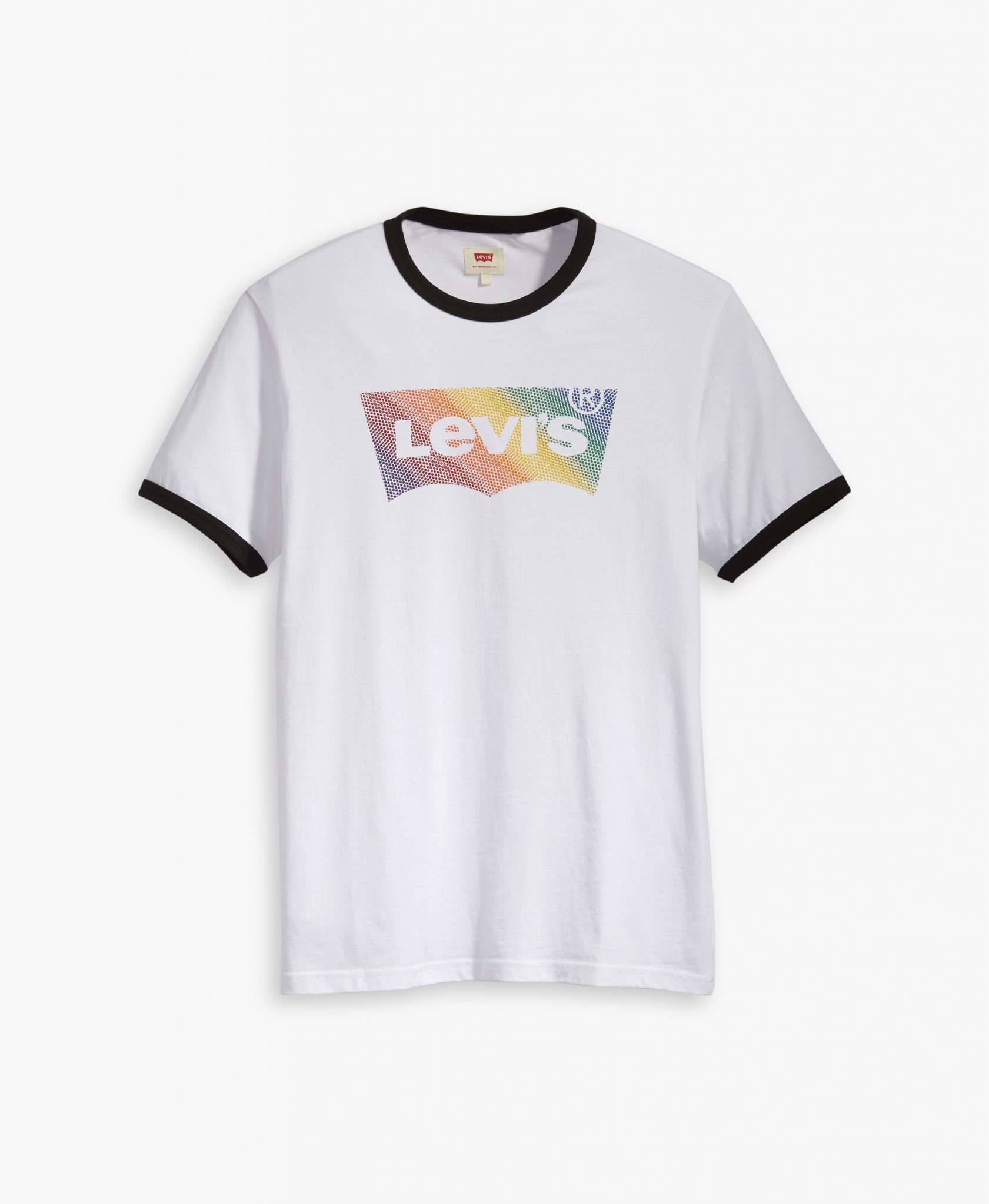 levis rainbow t shirt