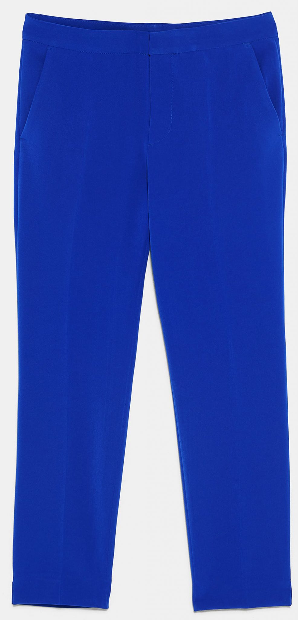 zara blue trouser suit