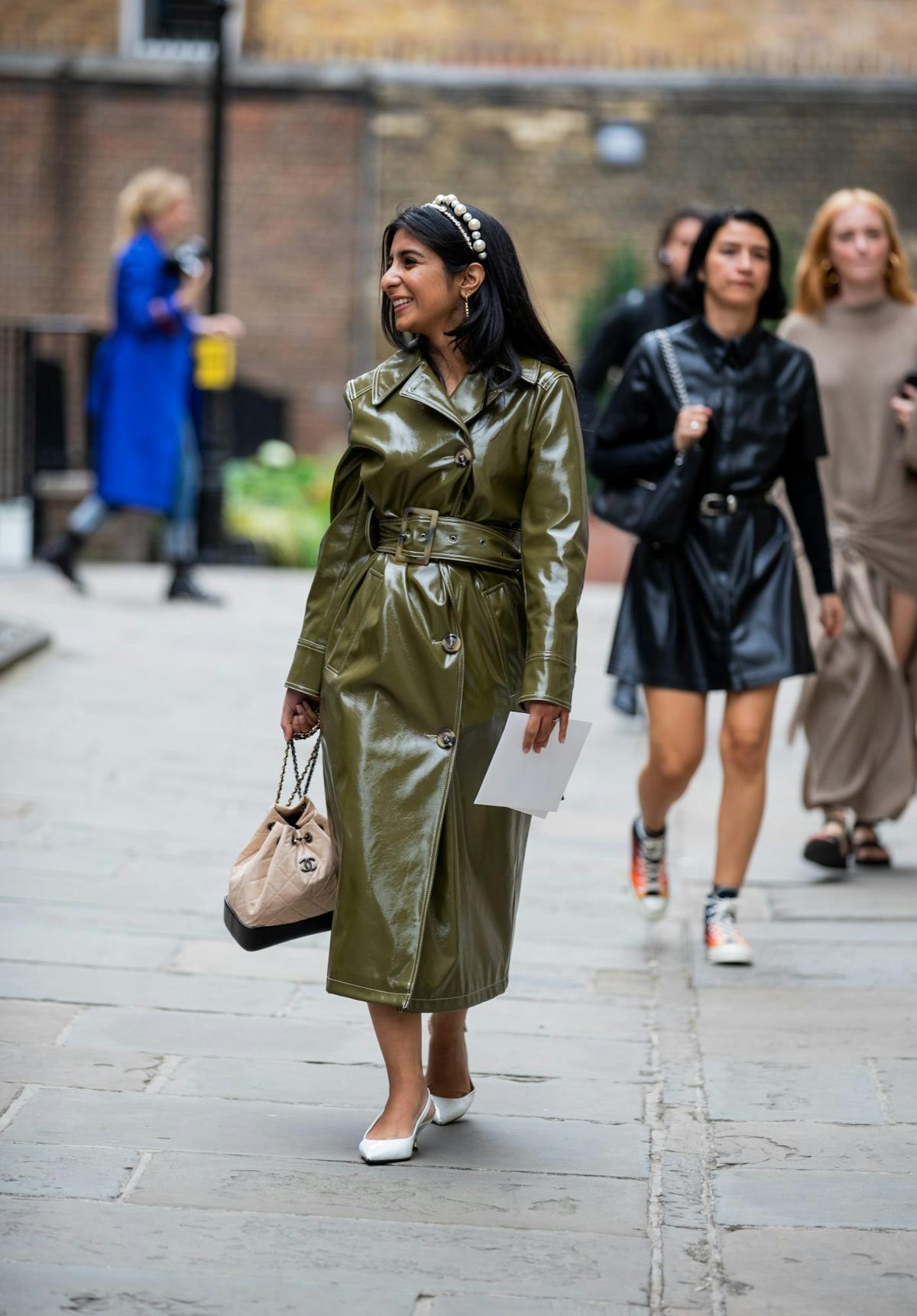 Fashion month leather trend on the high street