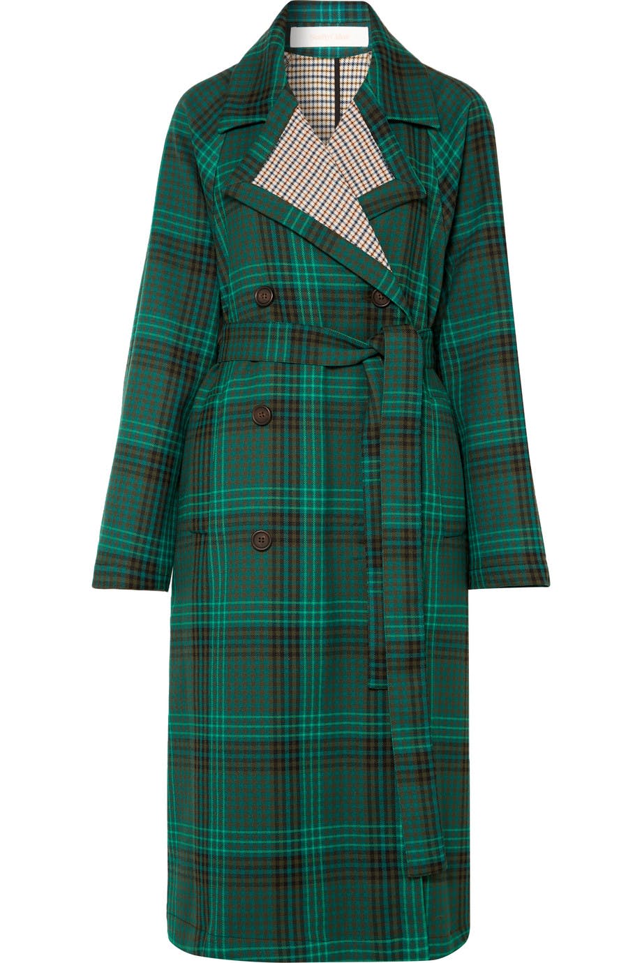 Best colourful check coats for winter
