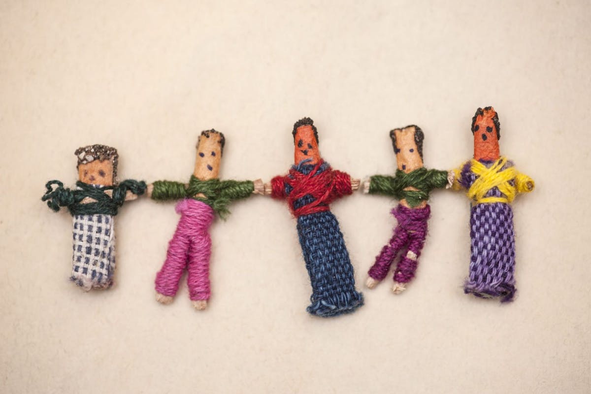 Guatemalan worry dolls