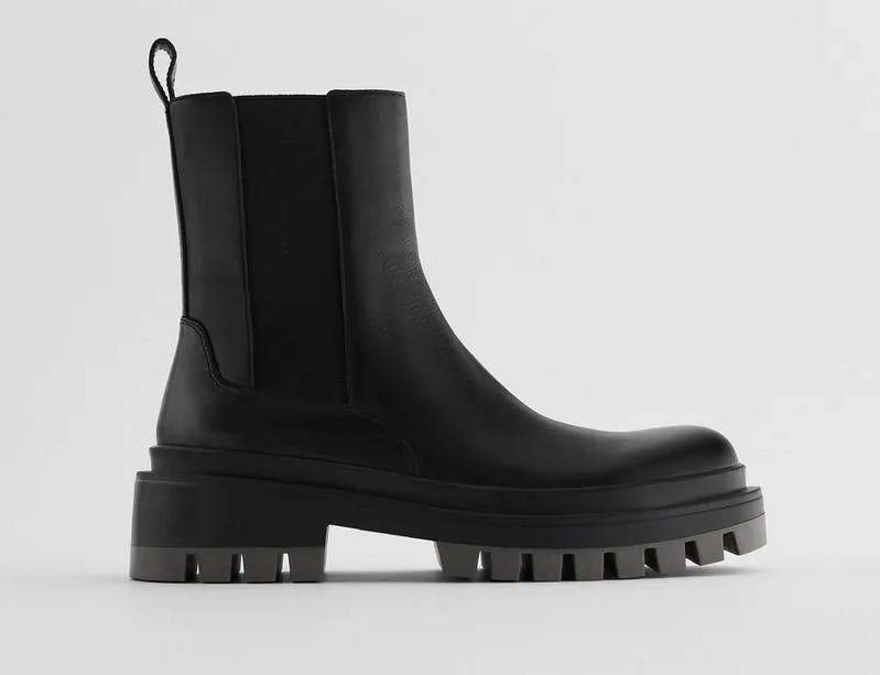 Chunky Chelsea Boots Zara : Modalite Net Zara Chunky Leather Boots ...