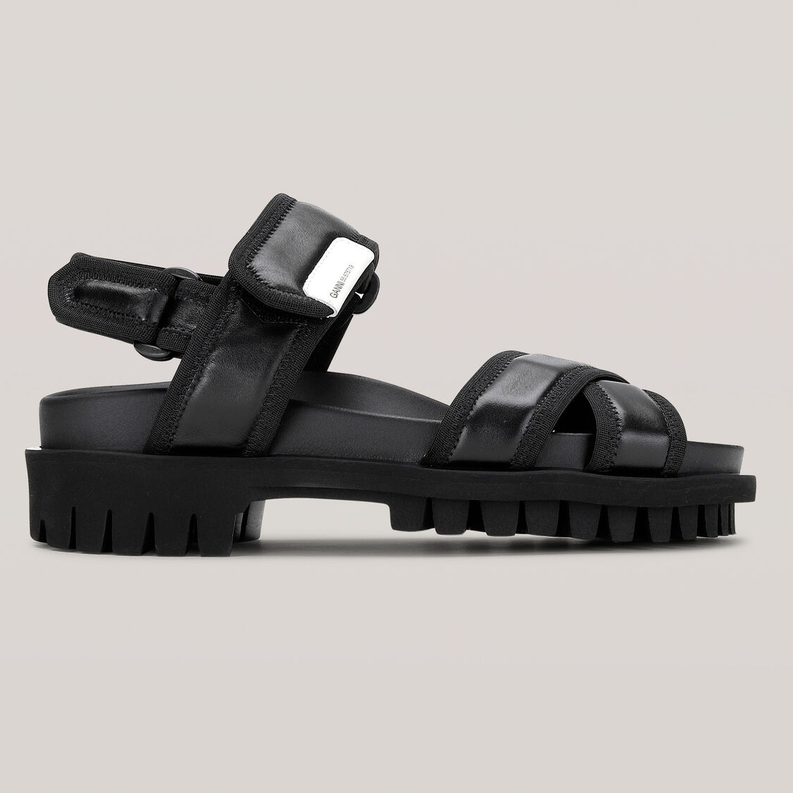 cool black sandals