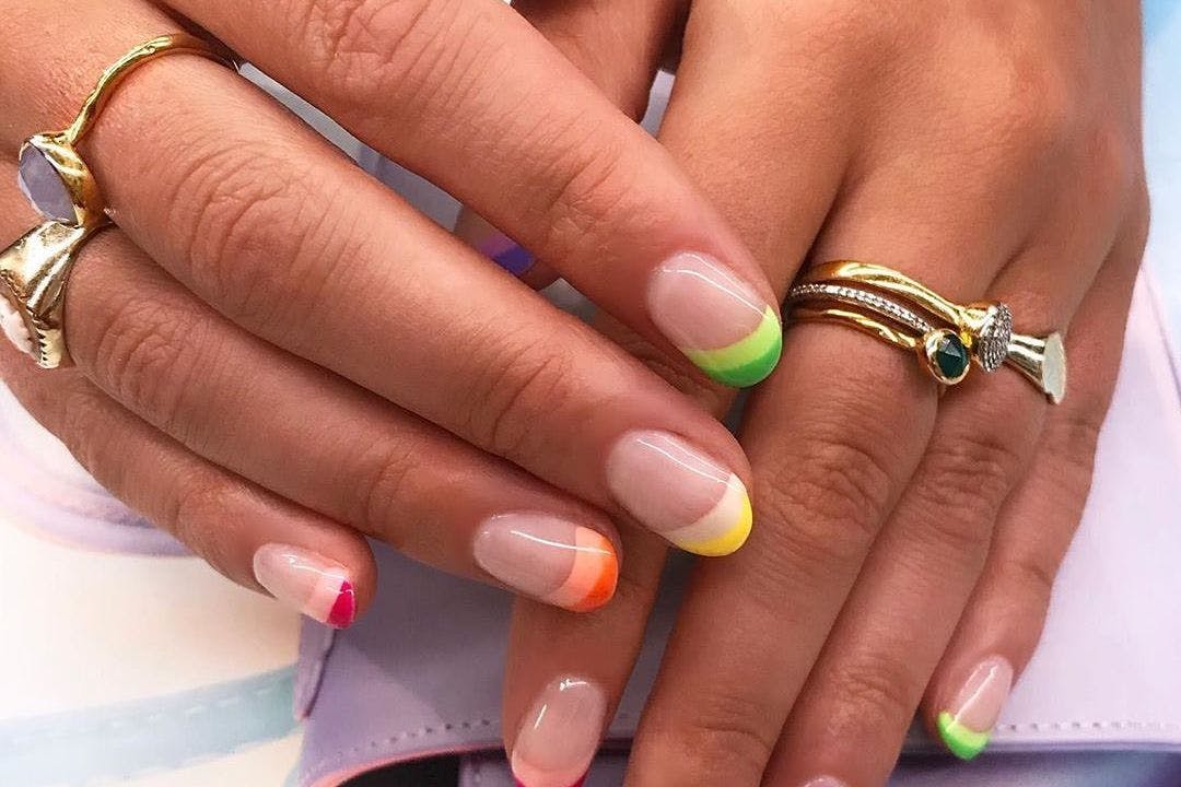 8. Rainbow Nail Art for Girls - wide 5