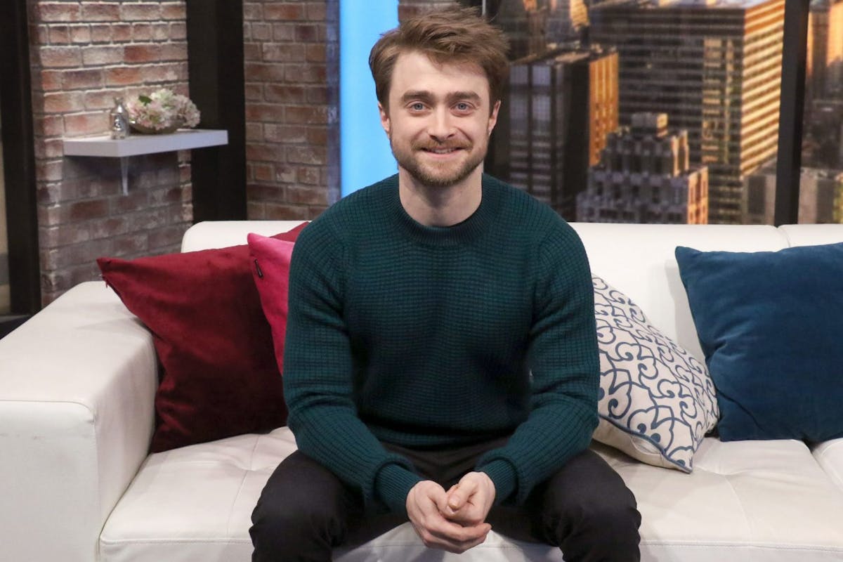 Daniel Radcliffe visits People Now on December 06, 2019 in New York, United States. (Photo by Jim Spellman/Getty Images)
