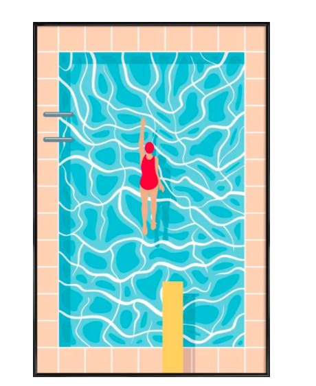 Best Swimming Pool Art Prints And Posters For The Home