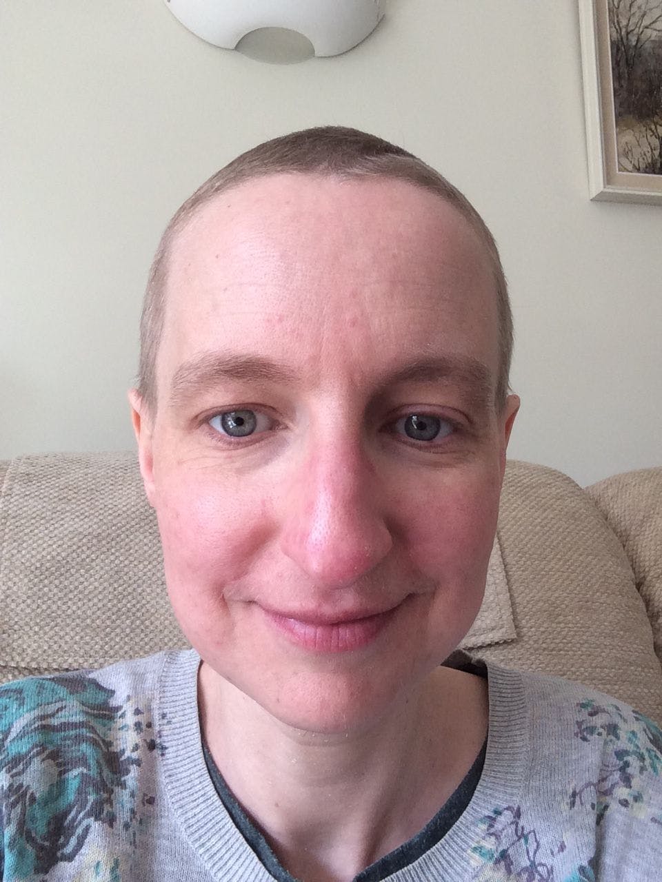 Cancer survivor Jenni Elbourne on growing her hair back