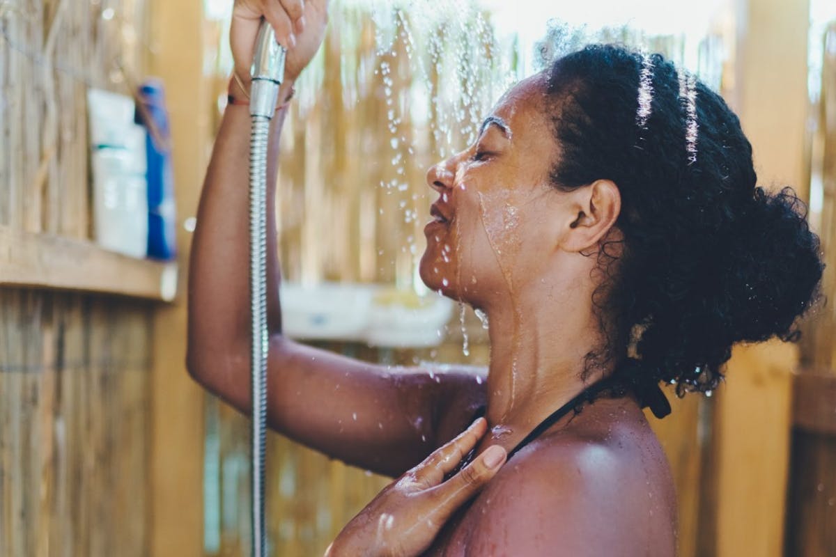 Should you wash your face in the shower?