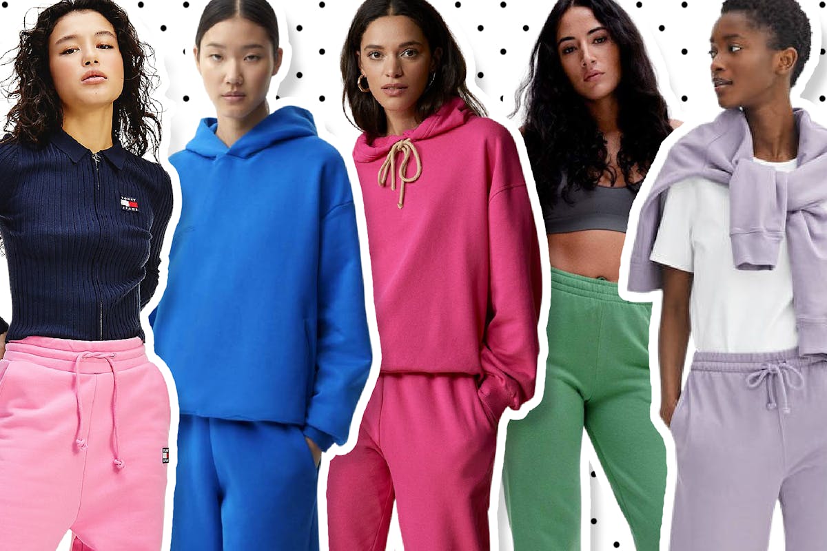 12 block-coloured joggers to brighten up winter outfits