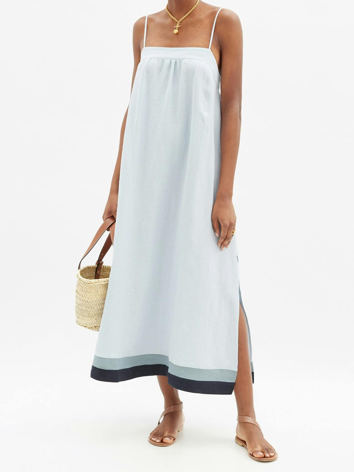13 pale blue dresses to wear for spring/summer