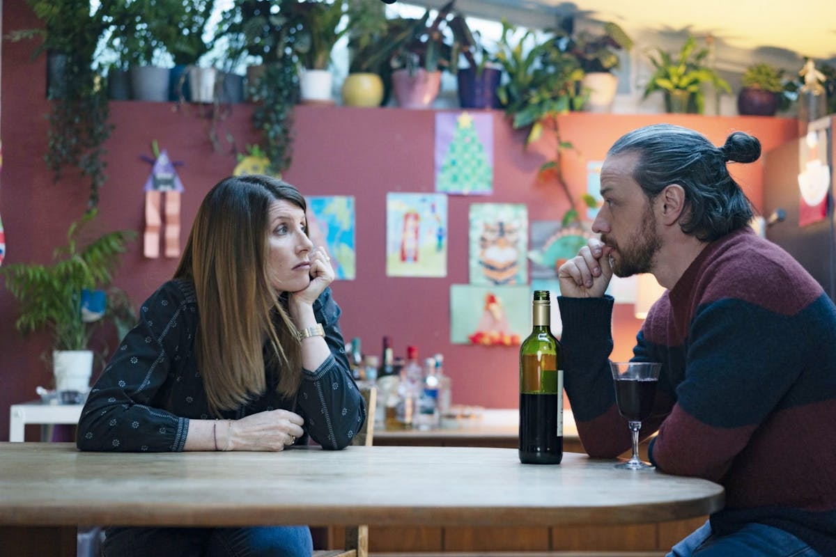 Sharon Horgan and James McAvoy in Together