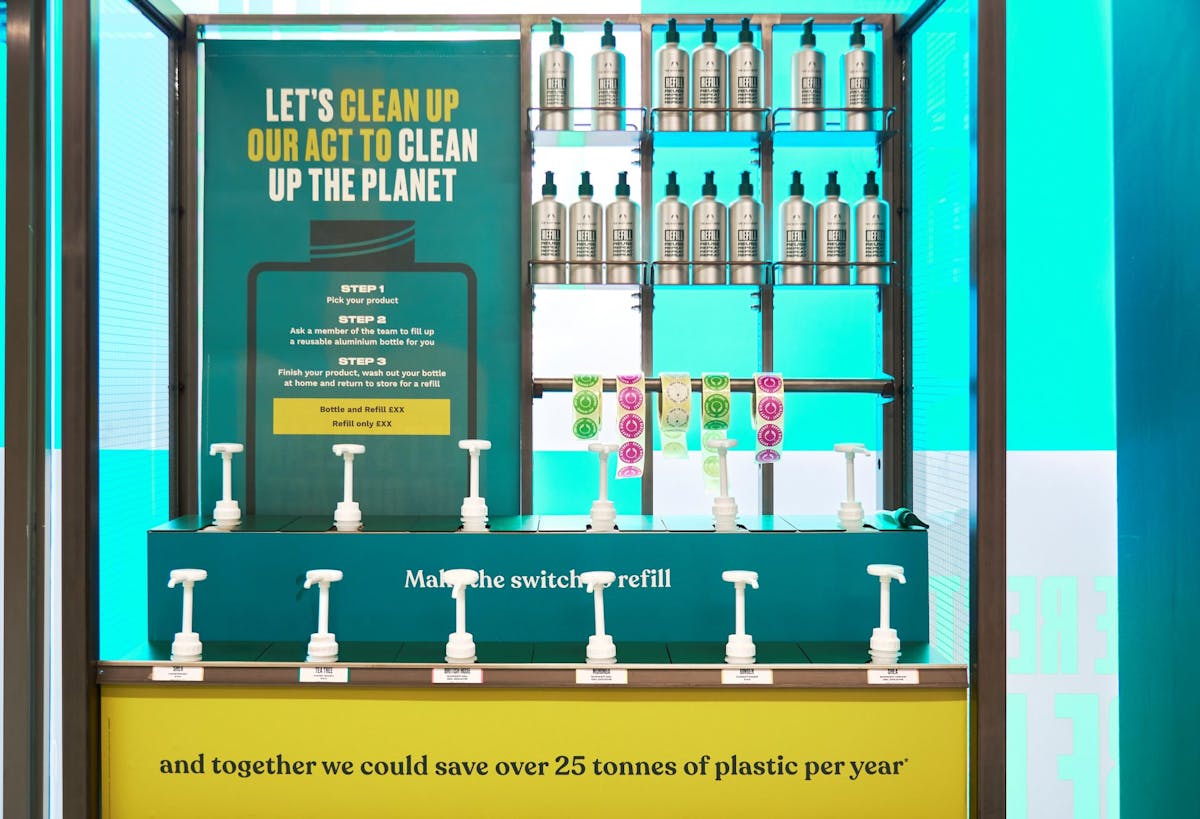 The Body Shop has launched refill stations in its stores