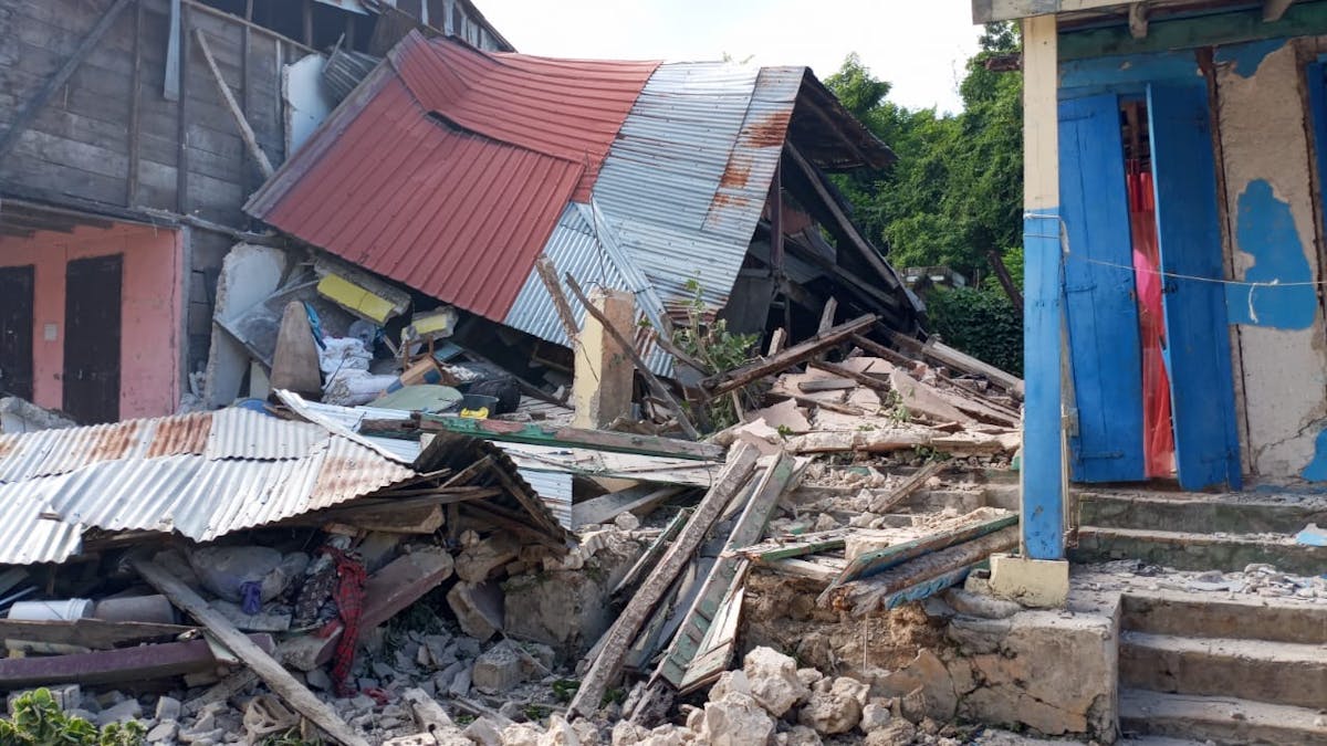 Haiti's 7.2 maginitude earthquake has left thousands of people homeless