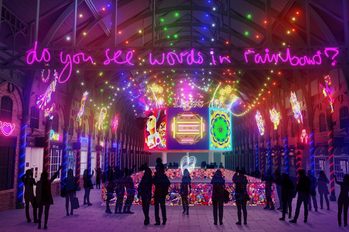 Things to do in London: visit the new installation transforming Covent Garden into a neon wonderland this weekend