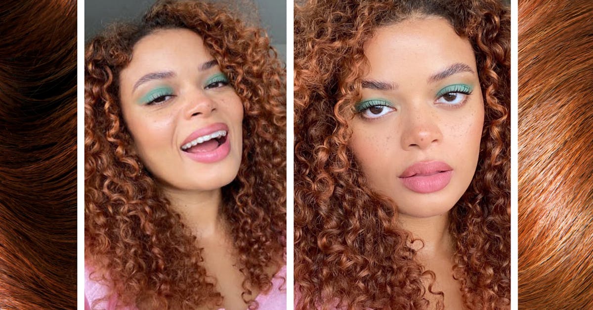 I tried the bold copper hair trend that's all over Instagram