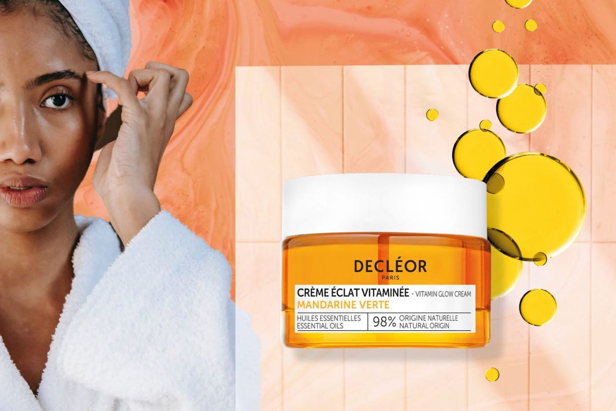 Decleor products and woman
