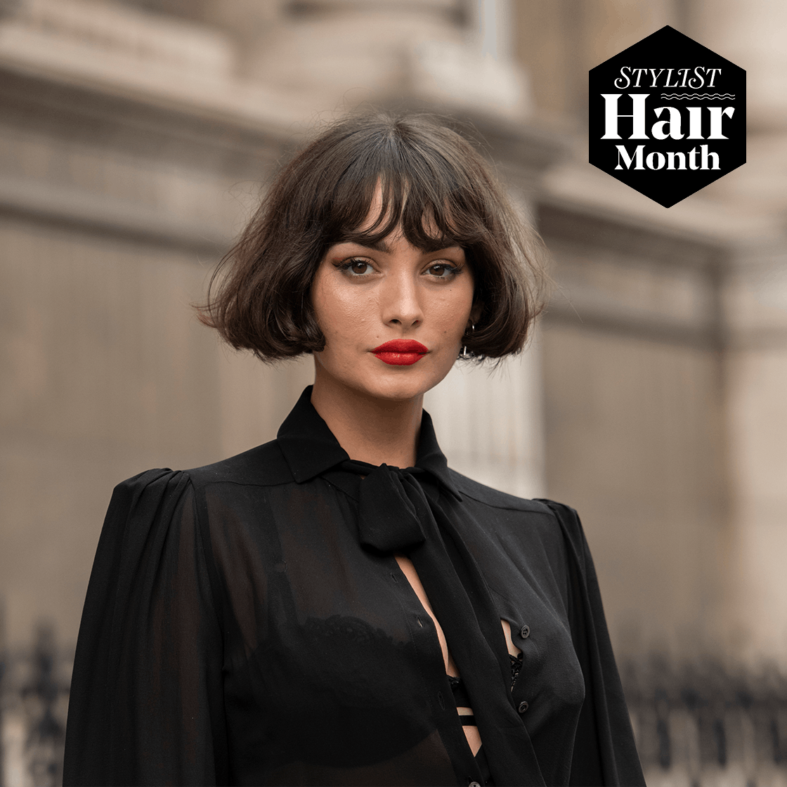 The trending French bob haircut epitomises cool girl glamour