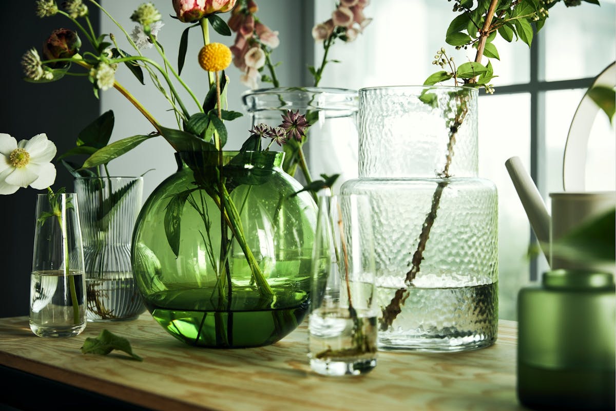 ikea new glass vases