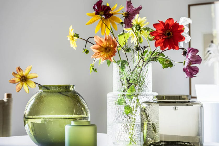 Ikea Konstfull glass vases