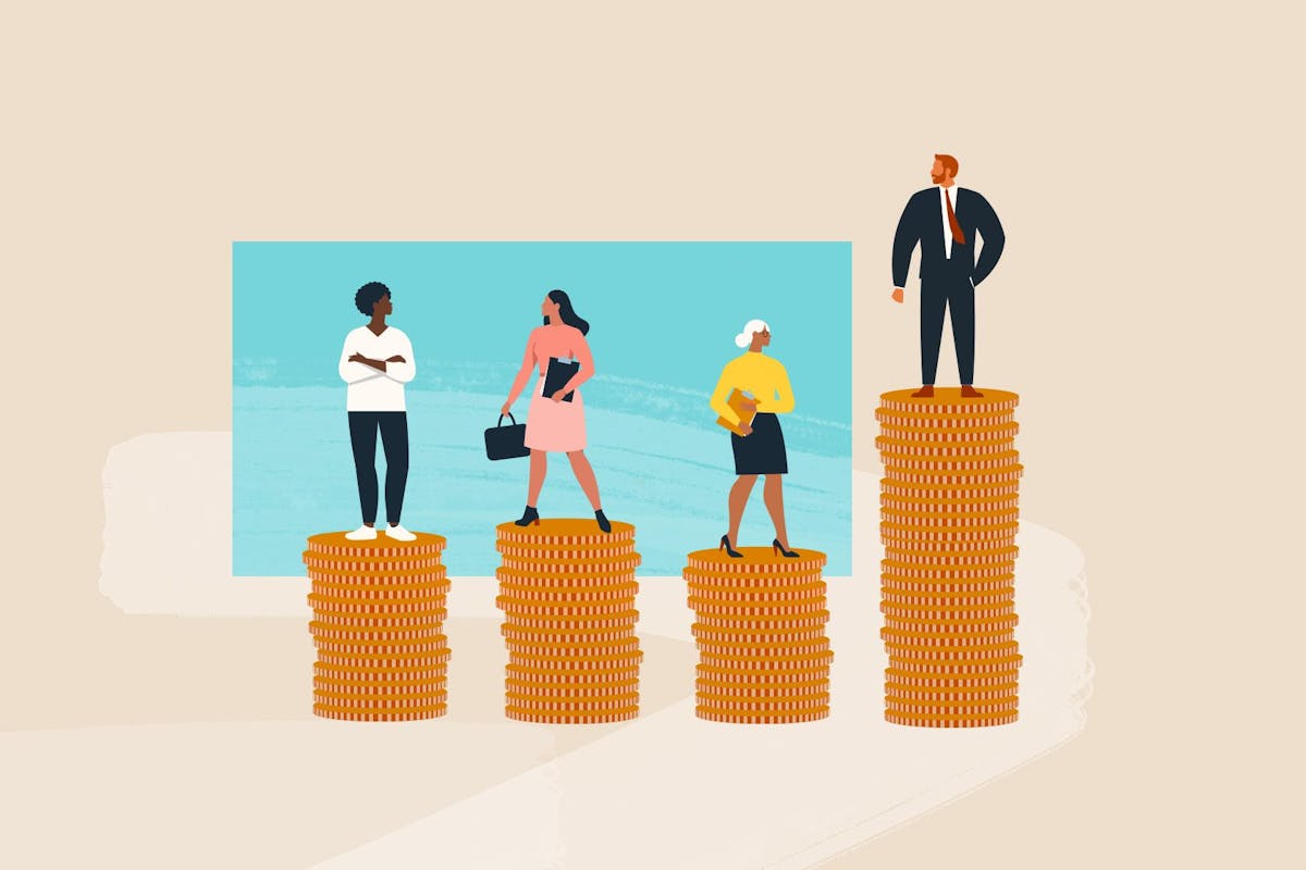gender pay gap on coins