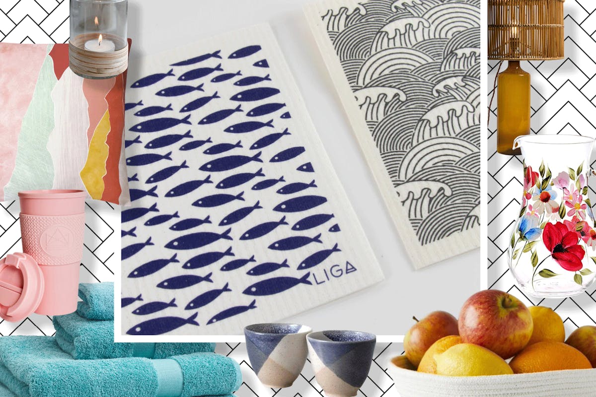sustainable homeware collage