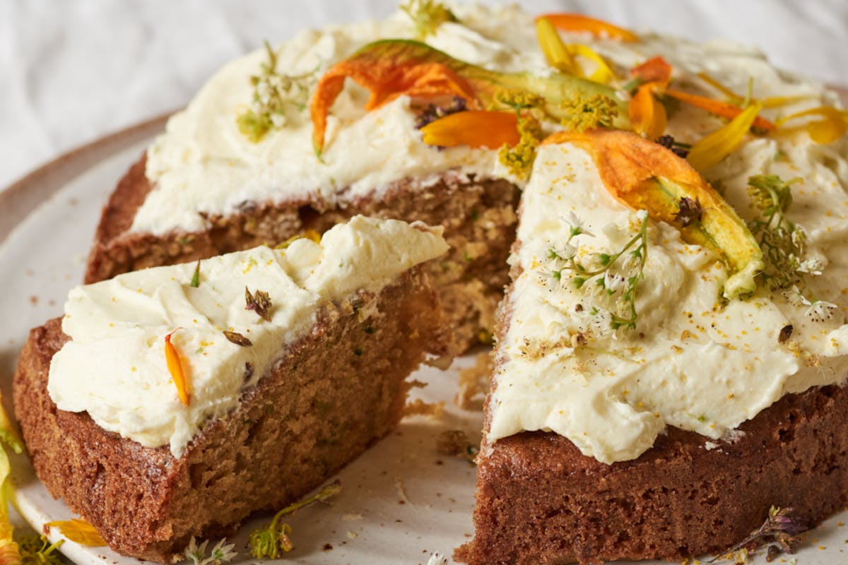courgette cake recipe with lime buttercream