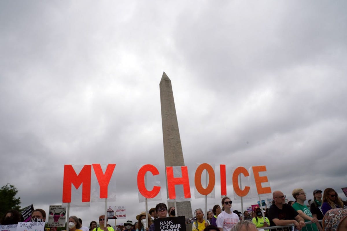 Roe v Wade: 10 defiant images from the Bans Off Our Bodies rally for abortion rights