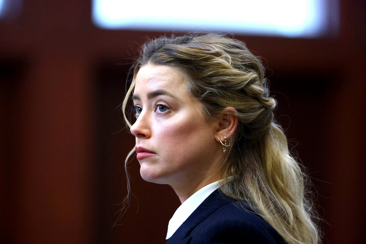 Amber Heard in court in Virginia