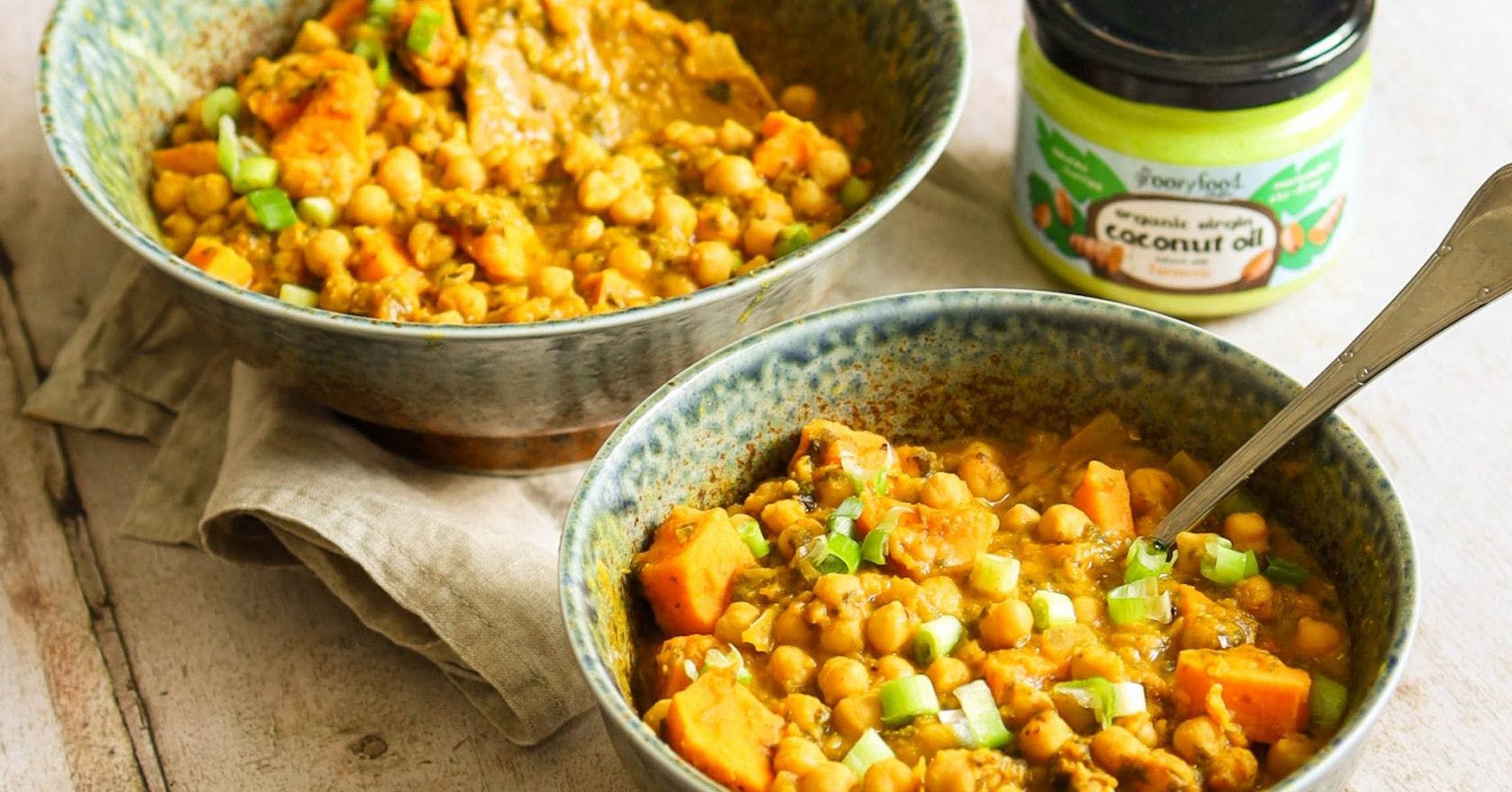 Batch cook this channa aloo curry for the perfect mid-week lunch